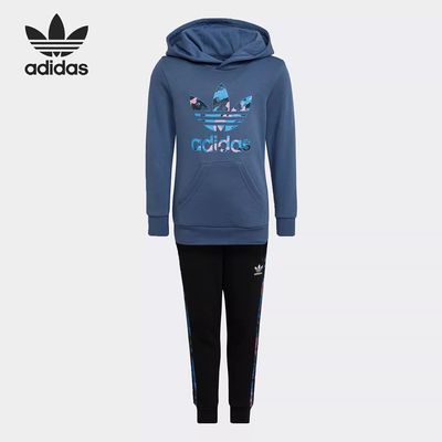 ڲAdidasϴ˹ҶHOODIE SETСͯ֯װHK0330 127.3Ԫ