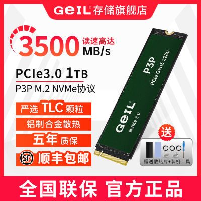 GeILP3P 1TB TLC̬ӲM.2 PCIe 3.0 NVMEЭӿڸSSD264.35Ԫ