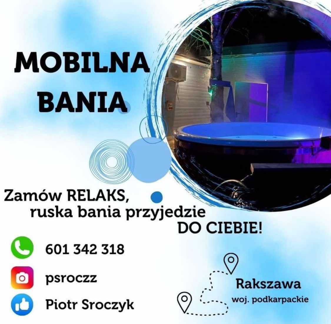 Mobilna Balia Bania Jacuzzi – Gorąca Woda i Hydromasaż