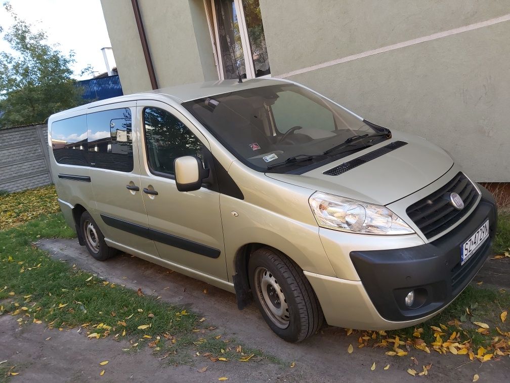 Wynajem busa 9 osobowego Fiat Scudo opel vivaro