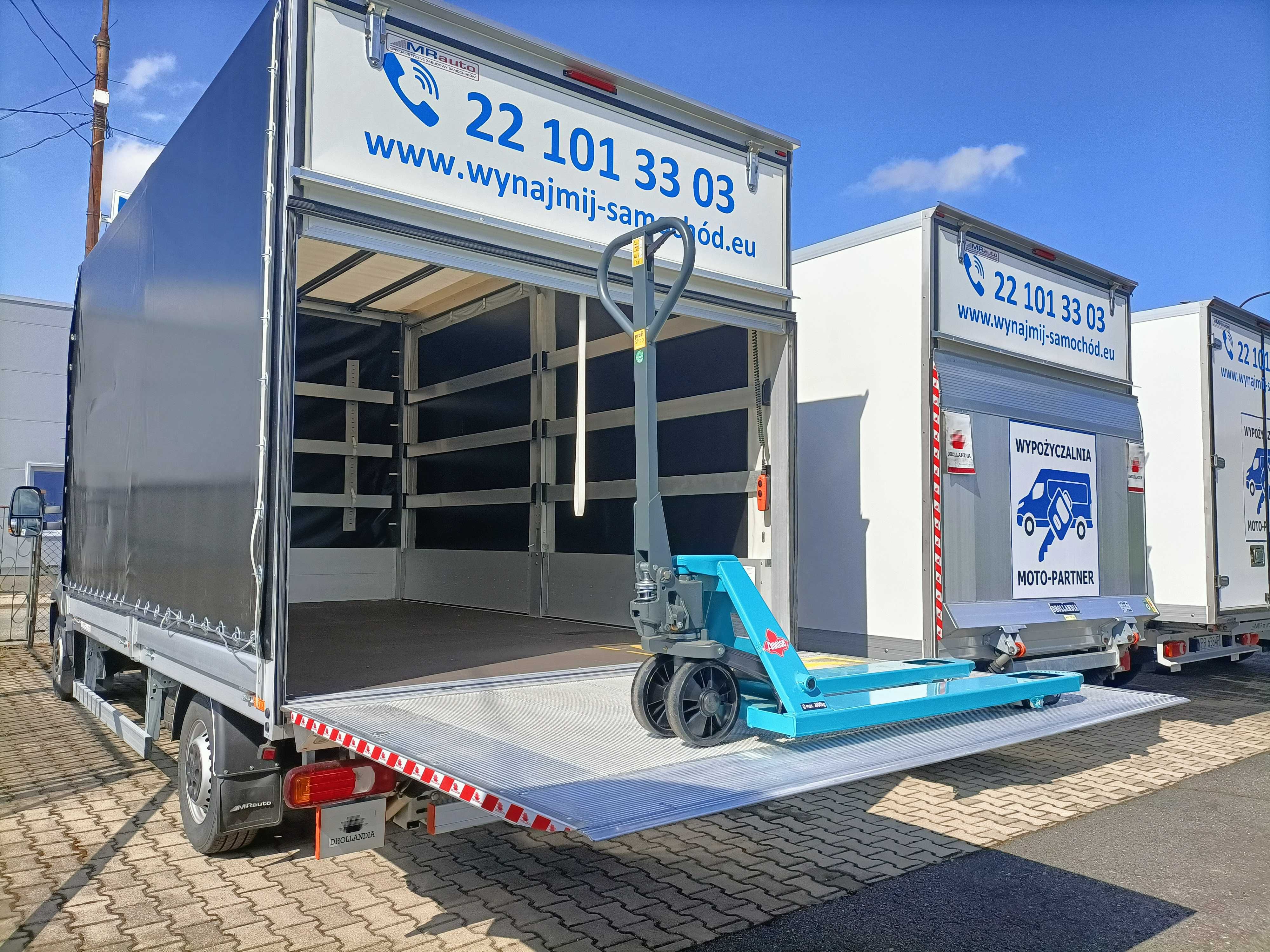 Wynajem Iveco Daily Plandeka z windą Winda/Firanka/Dostawczy LEGNICA