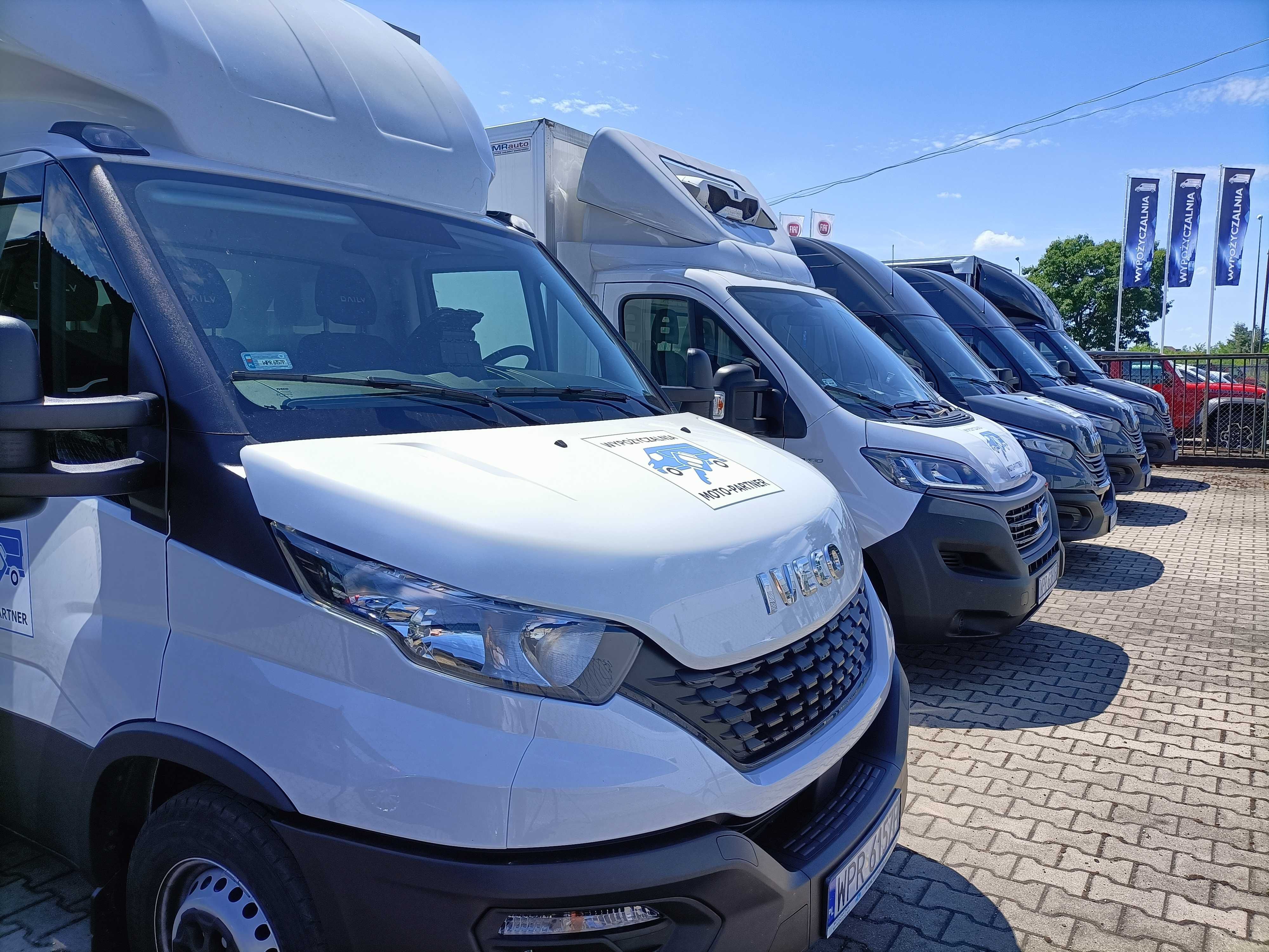 Wynajem Iveco Daily Plandeka z windą Winda/Firanka/Dostawczy LEGNICA