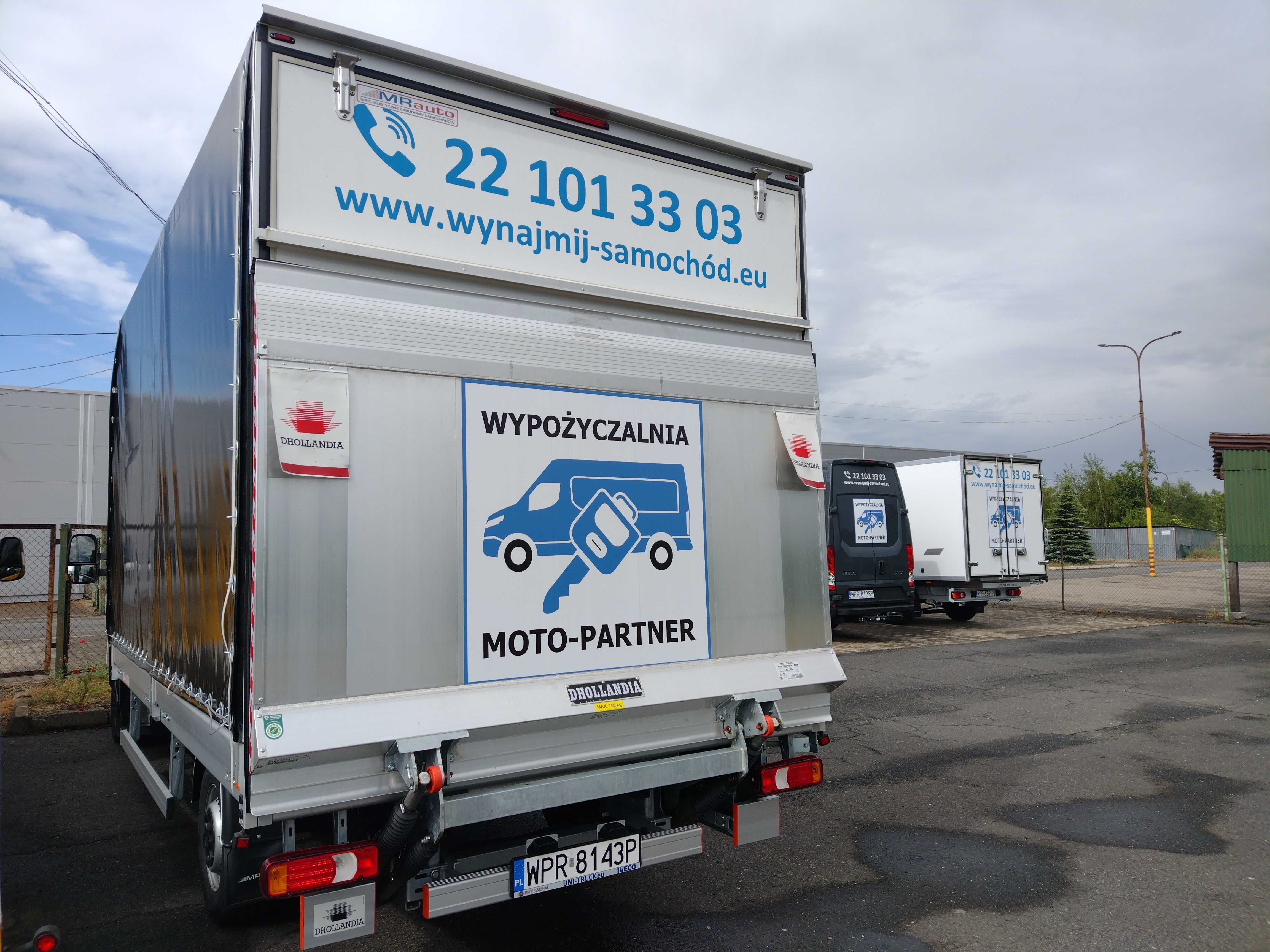 Wynajem Iveco Daily Plandeka z windą Winda/Firanka/Dostawczy LEGNICA