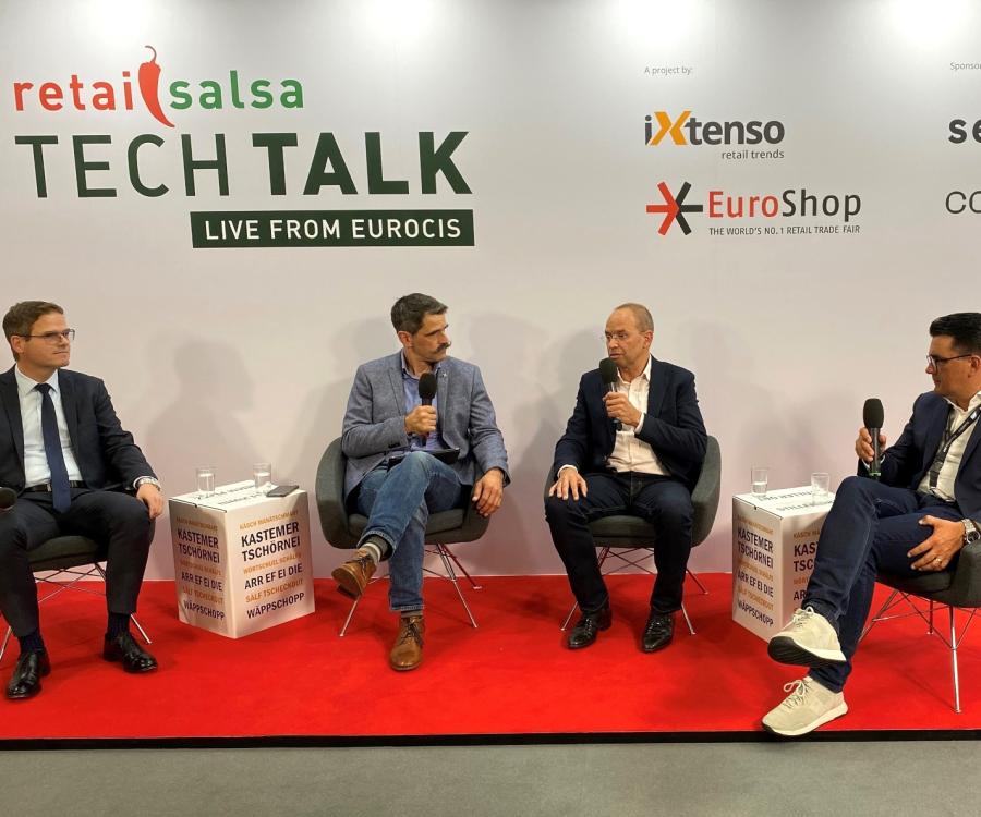 Foto: retail salsa Tech Talks – Branchendiskussion erstmals live auf und von...