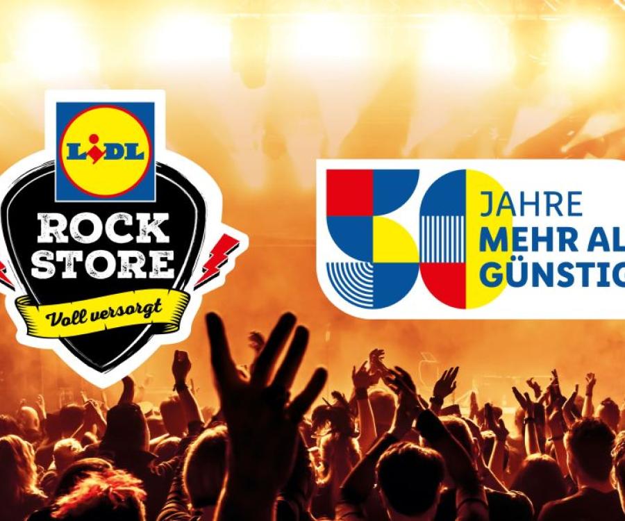 Foto: „Voll versorgt“ mit den Lidl-Festivalfilialen bei Rock am Ring und...