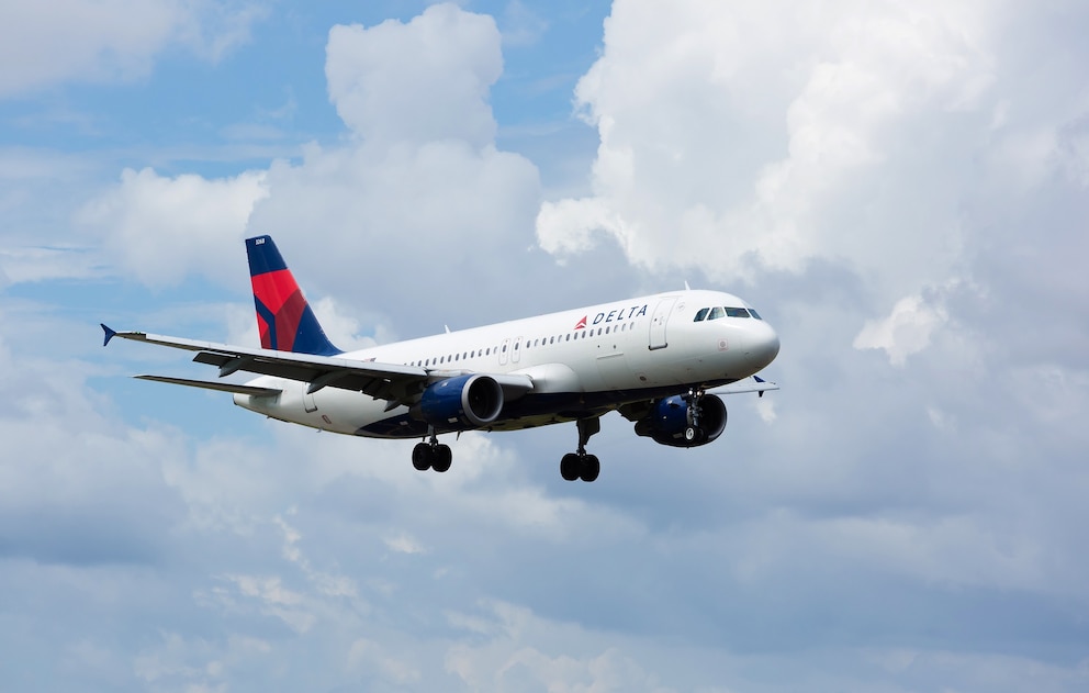 PHOTO: A Delta Air Lines aircraft lands at Miami International Airport.