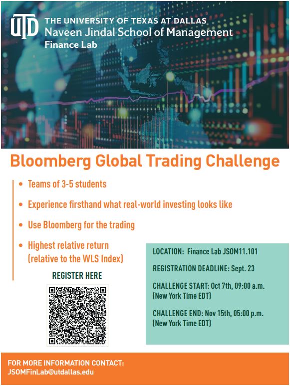 Bloomberg Global Trading Challenge flyer