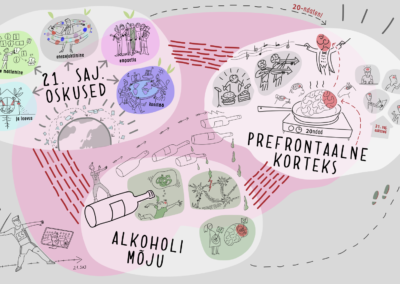 Infograafika alkoholi mõju Joonmeedia