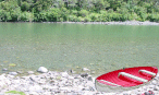 rowboat on a river