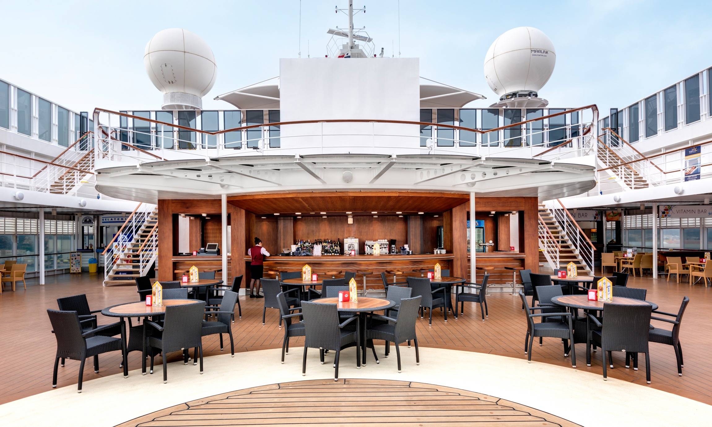 MSC Armonia Restaurant Il Girasole Außenbereich