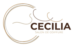 logo salon de coiffure cecilia