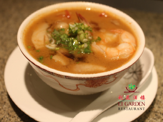 Li Garden - soupe aux crevettes