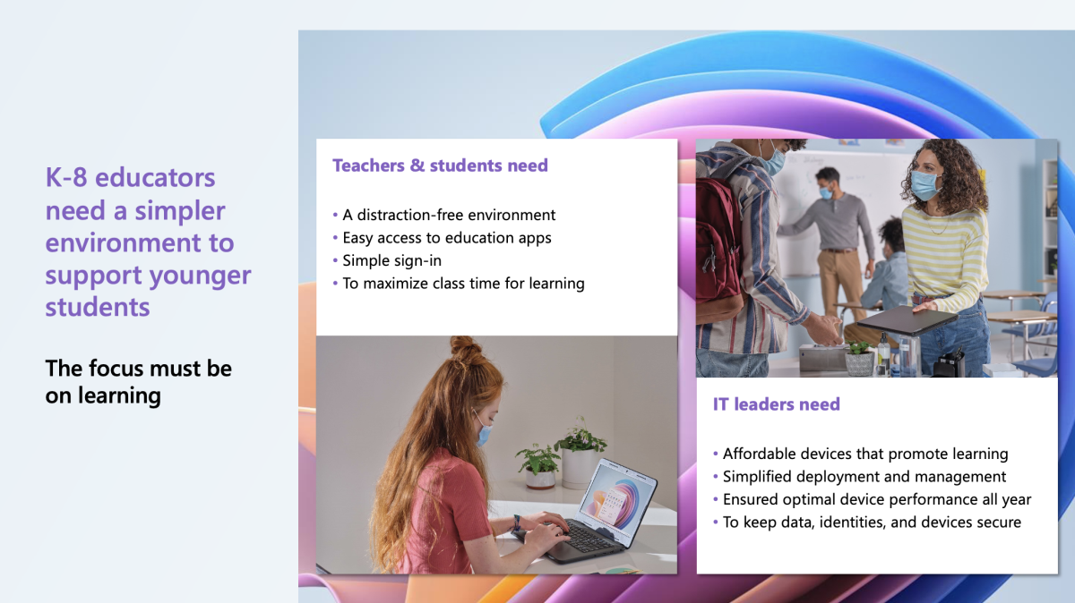 infographic of K-8 educators and their needs