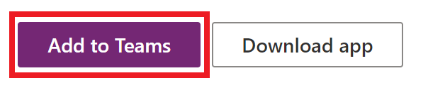 Add to Teams button.