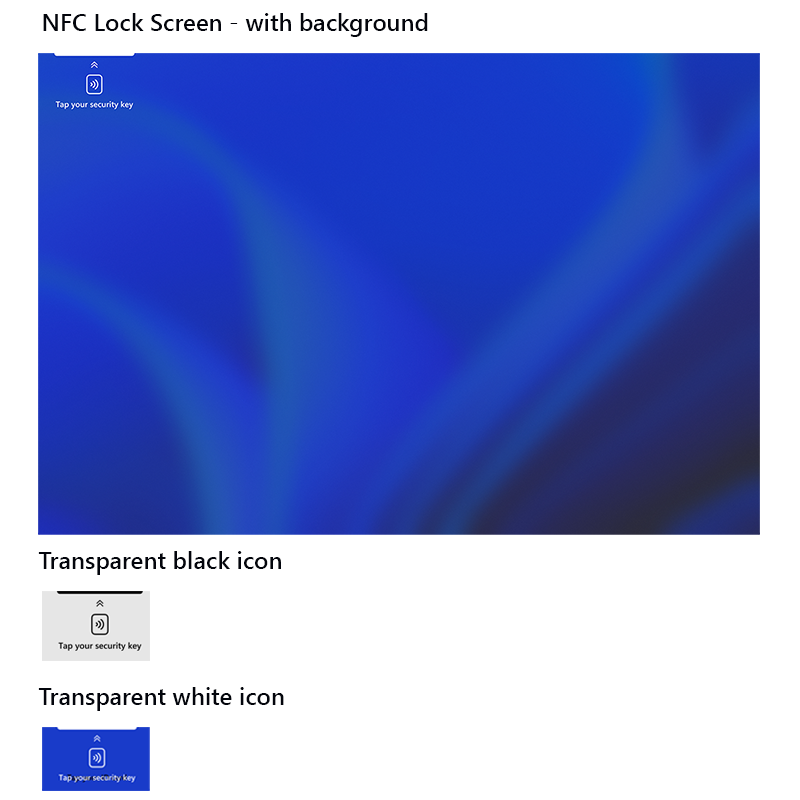 Captura de pantalla que muestra las descargas disponibles de NFC Lock Screen para Surface Pro 10.