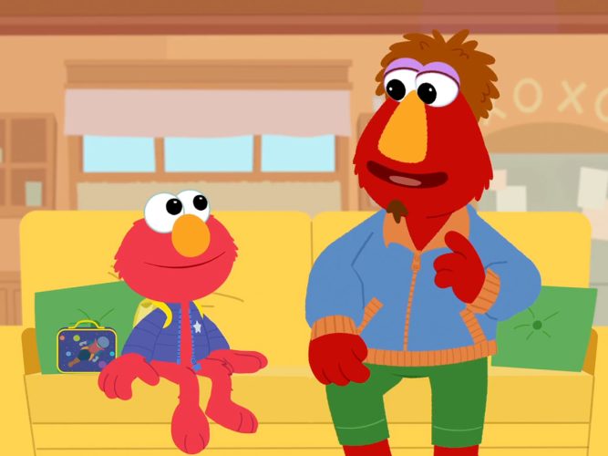 An Animation of Louie and Elmo