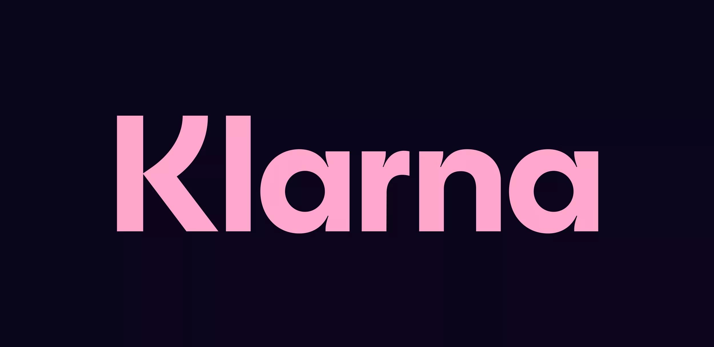 Wordmark_Black_And_KlarnaPink