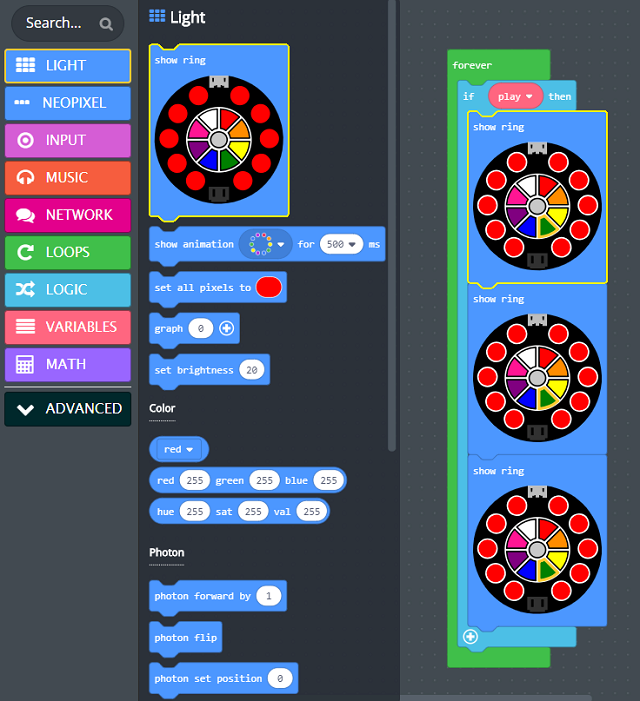 'play' variable placed into 'if then'