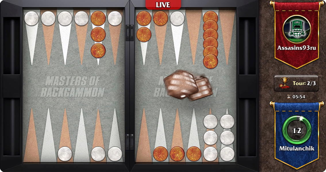 Online Backgammon