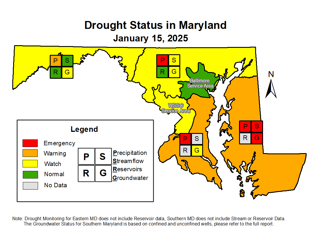 Drought Status Map