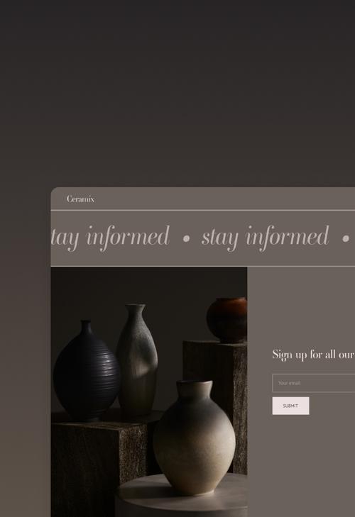 Custom rotating text wrapper using Squarespace’s creative motion design tools.