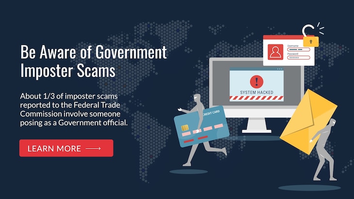 Be Aware of Government Imposter Scams