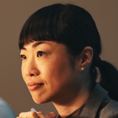 A woman in a HR meeting listening attentively