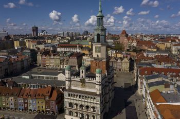 Widok na budynek Ratusza - Muzeum Poznania.