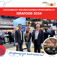 Czech Embassy Explores Business Opportunities at Israfood 2024