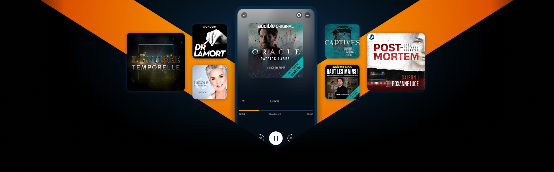 Discover thousands of great podcasts on Audible