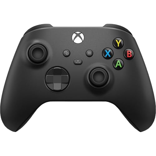 Xbox Core Wireless Gaming Controller  17 Carbon Black Series X|S, One, Windows PC, Android, and iOS