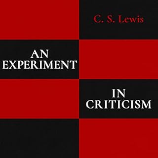 An Experiment in Criticism Audiolibro Por C. S. Lewis arte de portada