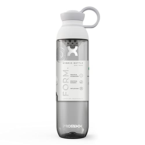 Promixx FORM Water Bottle - Premium Large Water Bottles for Shakes Infusions and Hydration - Lifetime Durability, Leakproof S