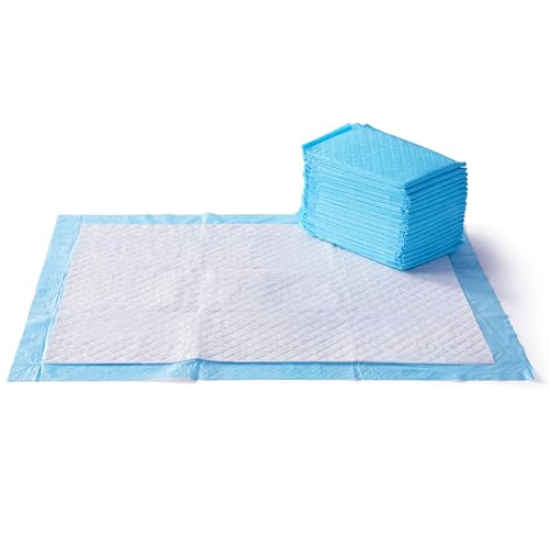 Amazon Basics Dog and Puppy Pee Pads with 5-Layer Leak-Proof Design and Quick-Dry Surface for Potty Training, Heavy Duty Abso