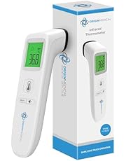 Origin Medical Digital Forehead Thermometer Non-Touch for Children, Baby, Parents Infrared Sensors for Fast Accurate Readings