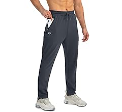 G Gradual Men's Sweatpants with Zipper Pockets Tapered Joggers for Men Athletic Pants for Workout, Jogging, Running