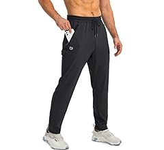 G Gradual Men's Sweatpants with Zipper Pockets Tapered Joggers for Men Athletic Pants for Workout, Jogging, Running