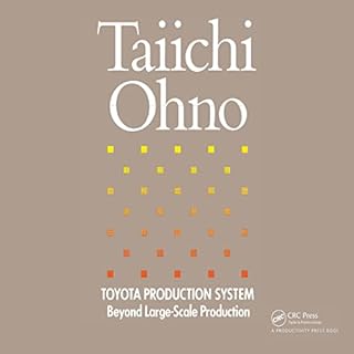 Toyota Production System Audiolibro Por Taiichi Ohno, Norman Bodek arte de portada