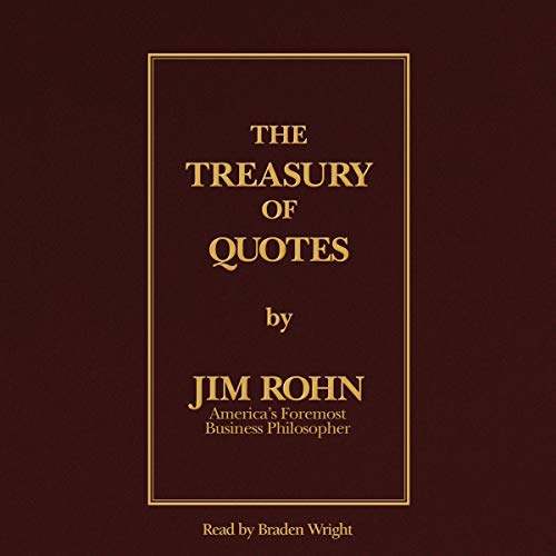 The Treasury of Quotes Audiolivro Por Jim Rohn capa