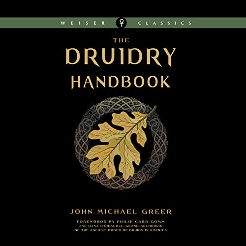 Diseño de la portada del título The Druidry Handbook