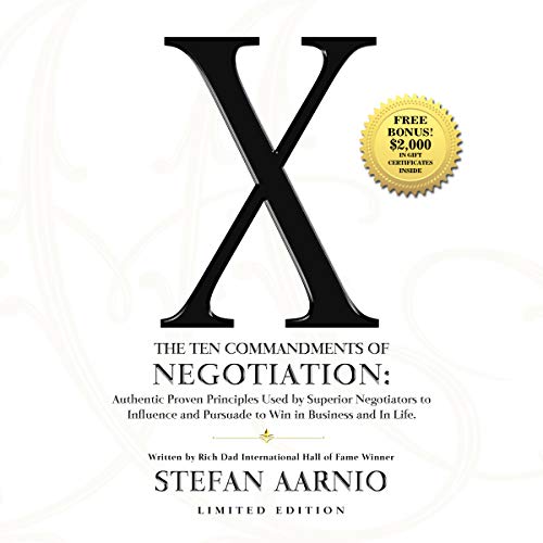 X: The Ten Commandments of Negotiation Audiolibro Por Stefan Aarnio arte de portada