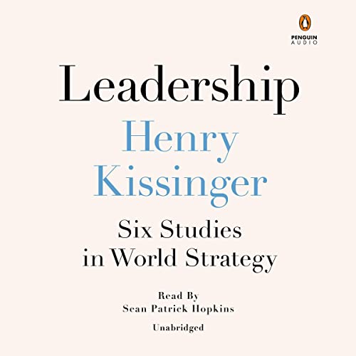 Leadership Audiolibro Por Henry Kissinger arte de portada