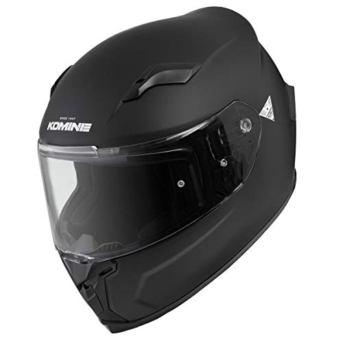 コミネ(KOMINE) バイク用 FL フルフェイスヘルメット マットブラック XL HK-170 UVカットシールド 高強度ABSシェル インナーバイザー フルフェイス マグネットバックル