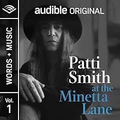 Patti Smith at the Minetta Lane