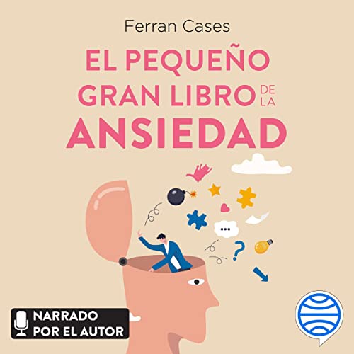 Diseño de la portada del título El pequeño gran libro de la ansiedad