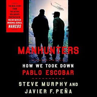 Manhunters Audiolibro Por Javier F. Peña, Steve Murphy arte de portada