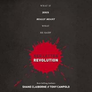 Red Letter Revolution Audiolibro Por Shane Claiborne, Tony Campolo arte de portada