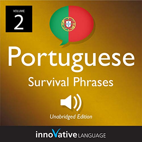 Learn Portuguese: Portuguese Survival Phrases Audiolibro Por Innovative Language Learning LLC arte de portada