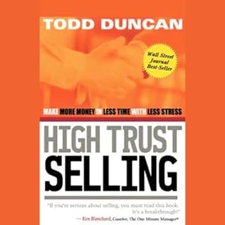 High Trust Selling Audiobook By Todd Duncan cover art