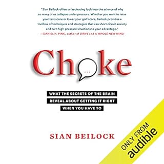 Choke Audiobook By Sian Beilock cover art